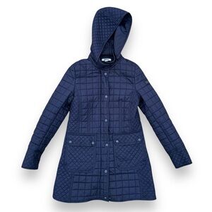 DKNY Women’s Quilted Hooded Puffer Jacket Coat Size Small